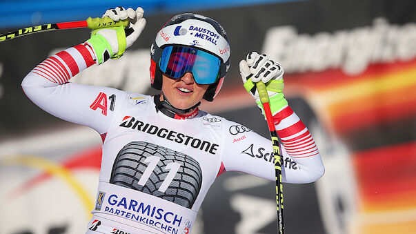 Venier jubelt in Garmisch über Premiere