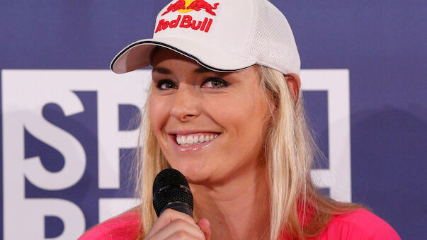 Lindsey Vonn gibt im Rennwagen Gas