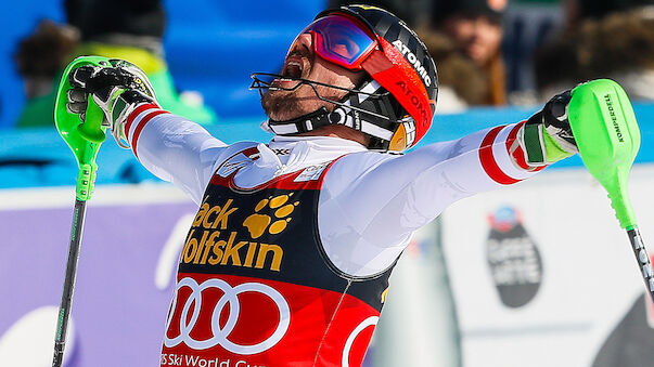 13. Saisonsieg! Hirscher zieht mit Maier gleich