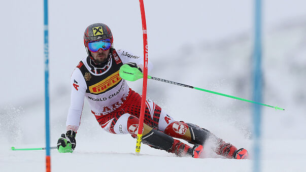 Hirscher in Bansko am Kombi-Podest