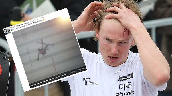 Kristoffersen-Sturz im Training