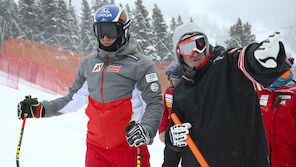 Ski-Herren zum Warten verdammt