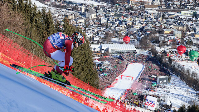 Ergebnis der Hahnenkamm-Abfahrt 2025 in Kitzbühel