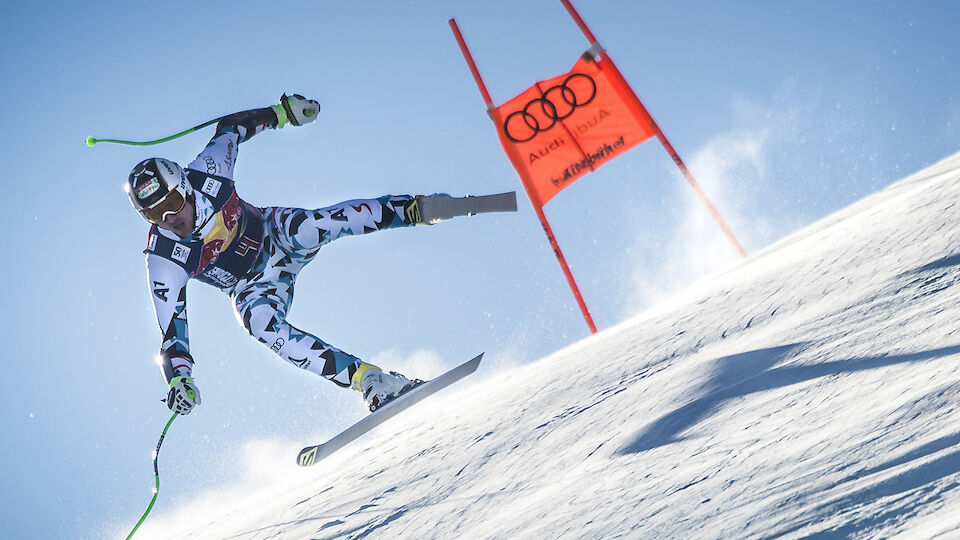 Kitzbühel: Trainings-Bilder für die Hahnenkamm-Abfahrt