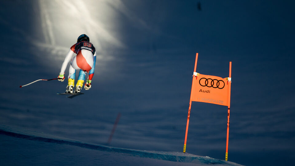 Kitzbühel: Trainings-Bilder für die Hahnenkamm-Abfahrt