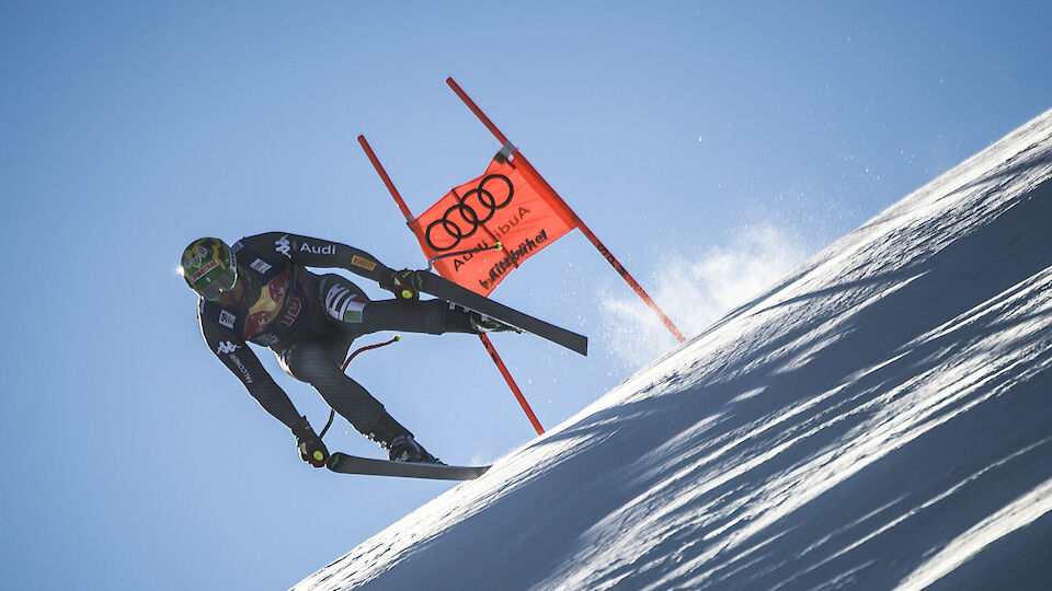 Kitzbühel: Trainings-Bilder für die Hahnenkamm-Abfahrt