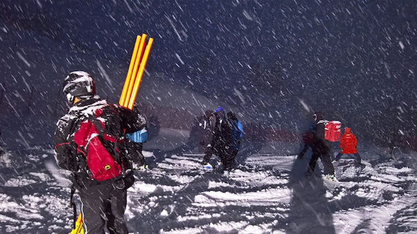 Schnee verhindert 1. Training für EC-Abfahrt