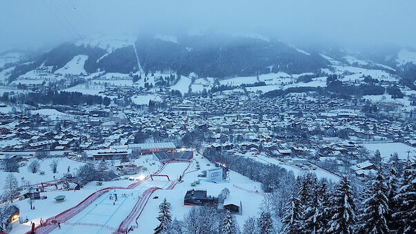 Hahnenkamm-Abfahrt auf verkürzter Strecke