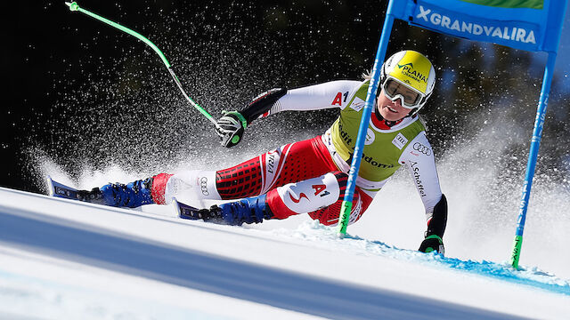 Tippler rast aufs Super-G-Podest