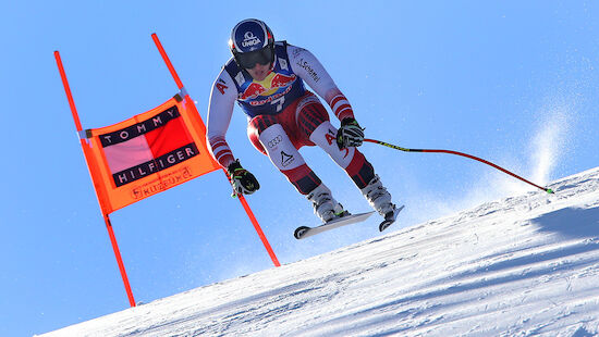 Matthias Mayer im 2. Kitzbühel-Training top
