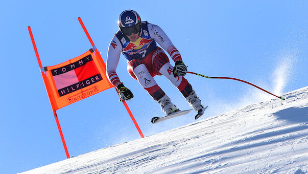 Matthias Mayer im 2. Kitzbühel-Training top