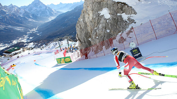 Siebenhofer im 1. Cortina-Training top