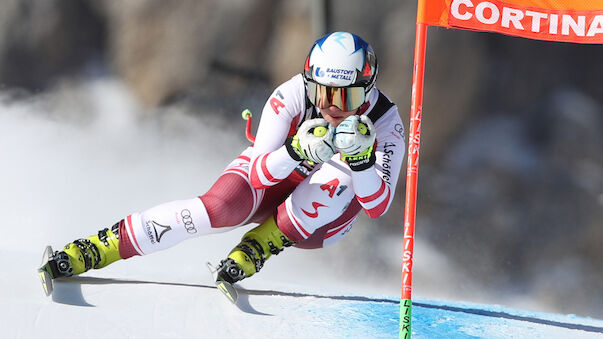 Siebenhofer in Cortina knapp am Sieg vorbei