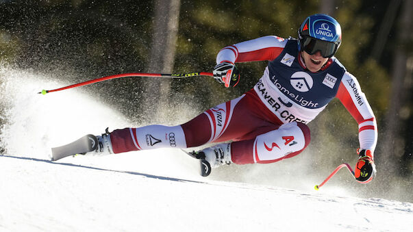 Mayer bei Odermatt-Show im Super-G am Podest