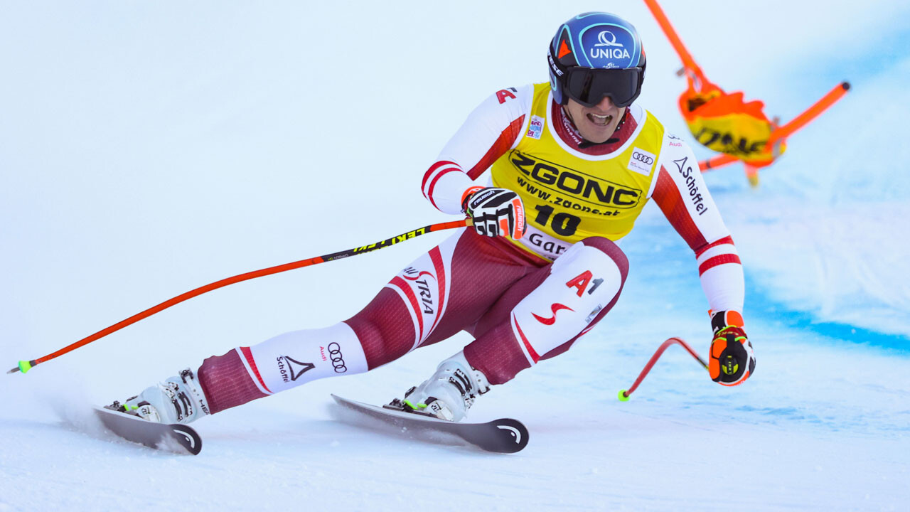 Ski Weltcup Mayer Und Kriechmayr Im Super G In Groden Am Podest Wintersport Ski Alpin Weltcup Herren