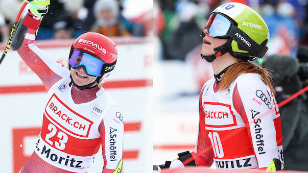 ÖSV-Frauen in St. Moritz 