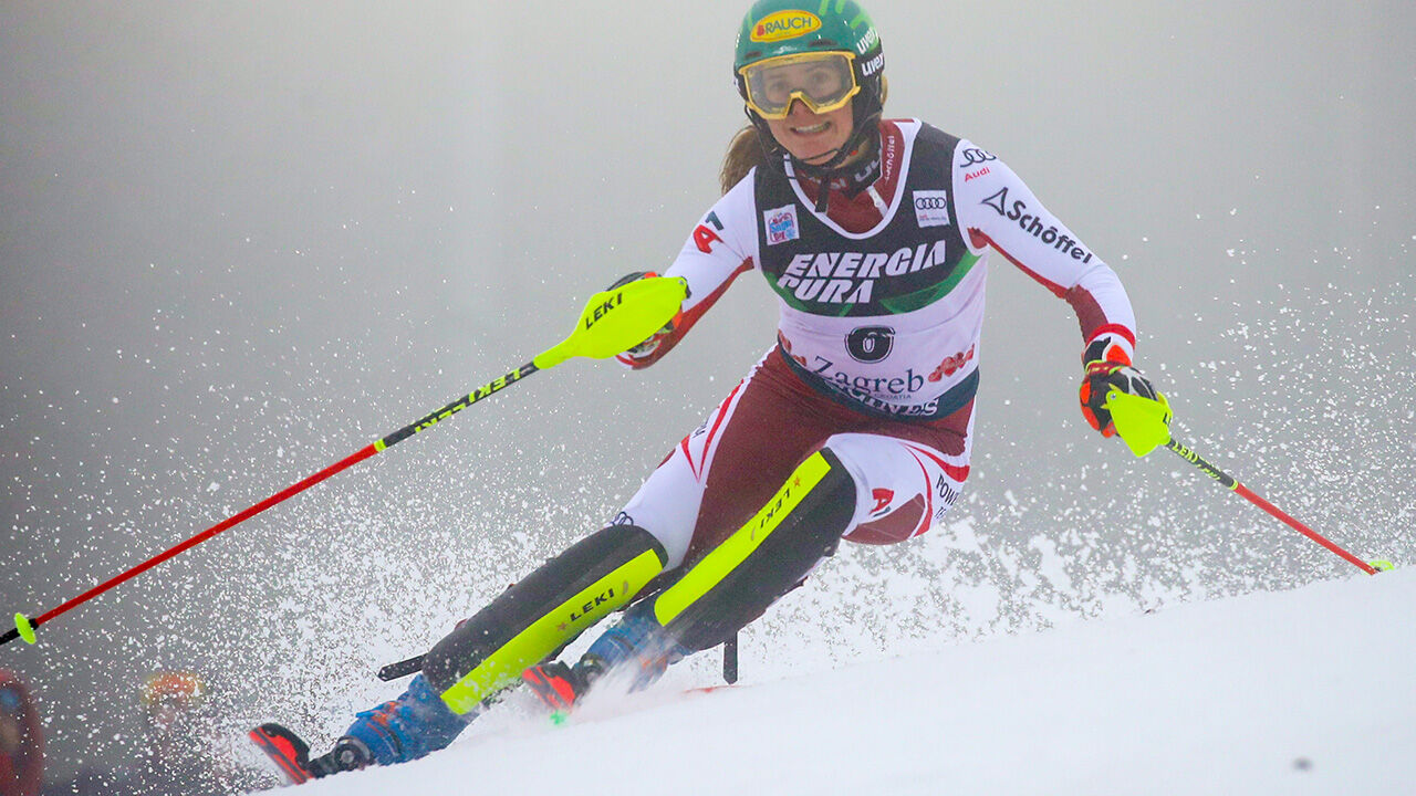Ski Weltcup Liensberger Verpasst 1 Sieg In Zagreb Hauchdunn Wintersport Ski Alpin Weltcup Damen