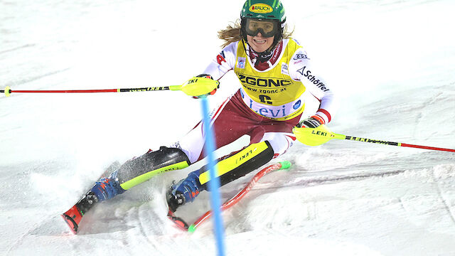 Liensberger carvt bei Slalom in Levi aufs Podest