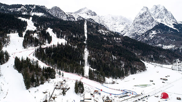 Kein 1. Training für Herren-Abfahrt in Garmisch