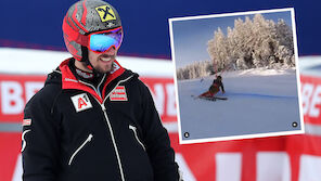 Marcel Hirscher überrascht mit Stangen-Training