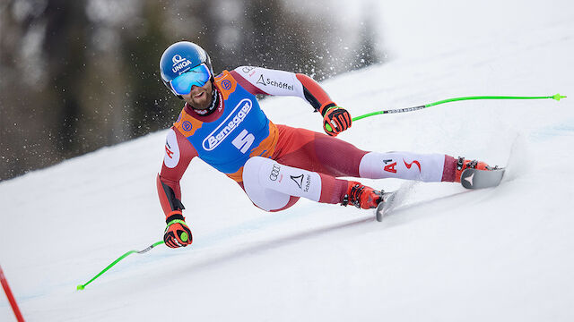 Marco Schwarz setzt sich bei ÖM die Super-G-Krone auf