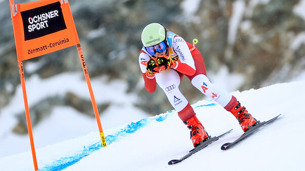 Die Startliste für die Frauen-Abfahrt in Zermatt