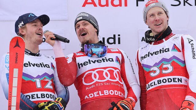 Gesangseinlage! Feller begeistert die Schweizer Ski-Fans