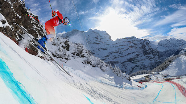 Startliste für die erste Abfahrt am Lauberhorn in Wengen