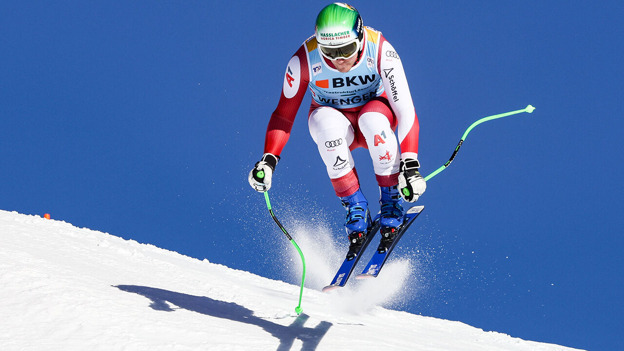 SkiWeltcup Startliste für die zweite MännerAbfahrt in Wengen