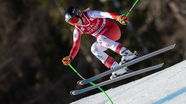 Startliste für die zweite Abfahrt der Frauen in Cortina