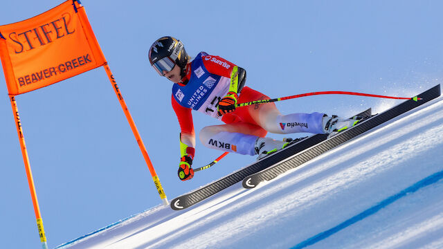 Conny Hütter im 2. Beaver-Creek-Training vorne dabei