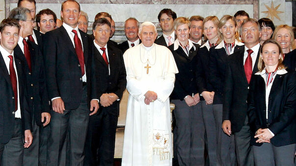 Papst Franziskus gewährt ÖSV-Stars Audienz