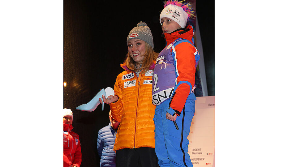 Bilder der Auslsoung für den Slalom in Jasna