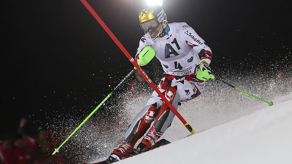 Marcel Hirscher im Schladming-Slalom mit Brillen-Pech