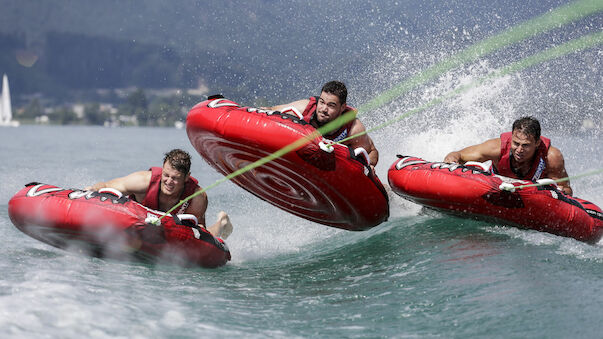 Pics: ÖSV-Speed-Herren gehen baden