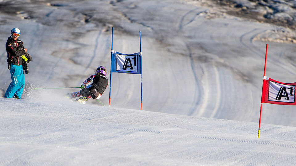 Bilder: Anna Veith beim Schneetraining
