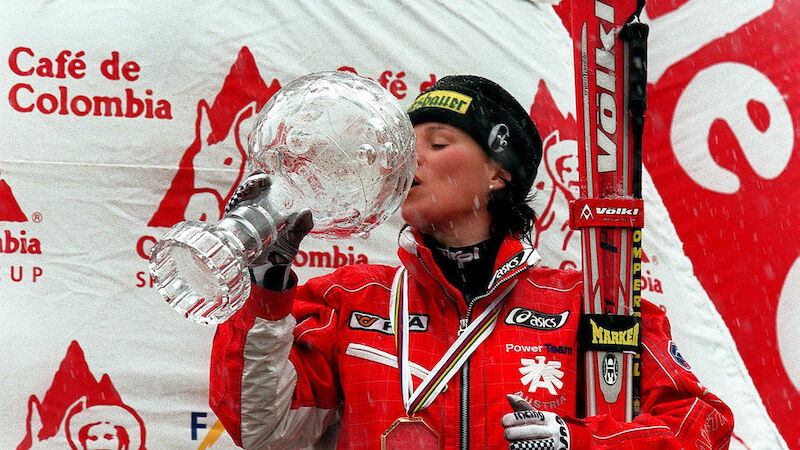 1998/99 siegt Alexandra Meissnitzer aus Abtenau in Salzburg