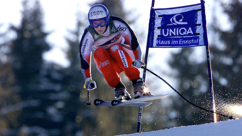 2001/02 gelingt Michaela Dorfmeister aus Niederösterreich der große Coup