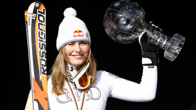 2008/09 verteidigt Lindsey Vonn aus St. Paul (Minnesota) den Titel