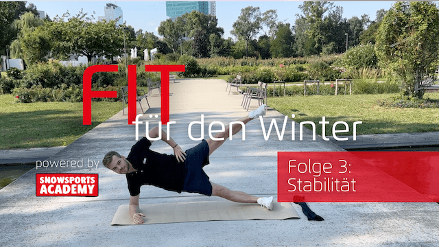 Fit für den Winter: Übungen für die Stabilität