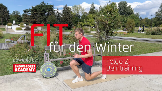 Fit für den Winter: Übungen für die Beine