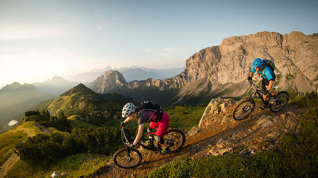 Fünf Kärntner Berge bieten ein Paradies für Mountainbiker
