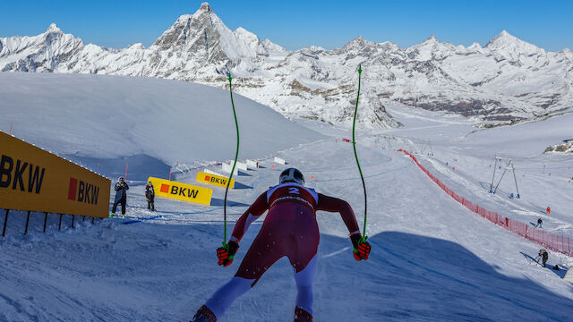 Premiere am Matterhorn! Traum-Bilder vom 1. Training