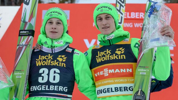 Alle drei Prevc-Brüder in Engelberg am Start