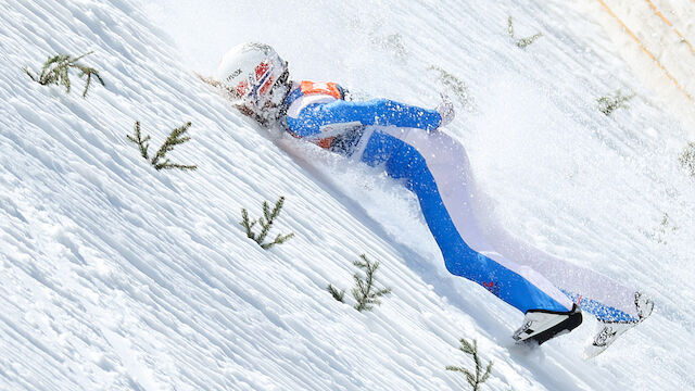 Schwerer Sturz überschattet Skifliegen in Planica