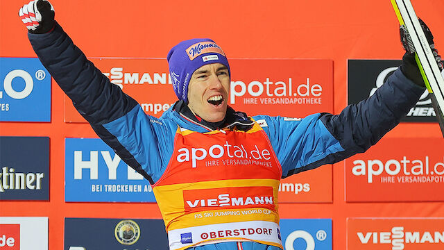 Stefan Kraft fliegt in Oberstdorf zu seinem 40. Weltcup-Sieg