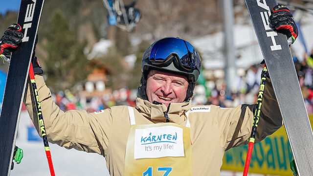 Zu Franz Klammer´s 70er: Ortlieb gewinnt Legenden-Rennen