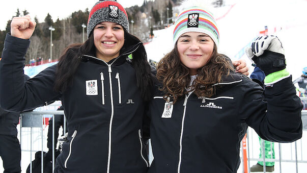 ÖSV-Doppelsieg im Super-G bei Jugendspielen