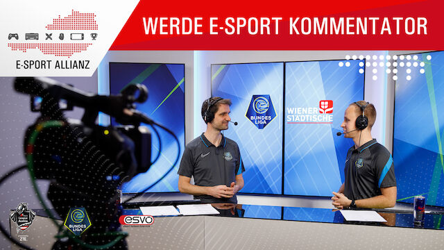 Jetzt E-Sport-Kommentator werden!