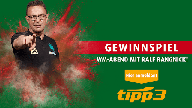tipp3 VIP-Erlebnis mit Ralf Rangnick gewinnen!
